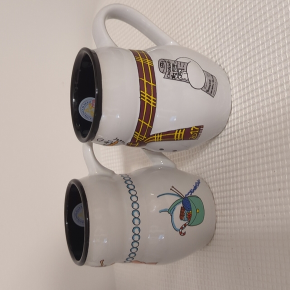 Kinder Club Christmas Snowman & Snowlady Mugs Chicago - Picture 3 of 8